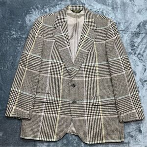 VTG 44R‎ Wool Glenplaid American Trend USA Sports Coat Blazer Jacket Men's USA